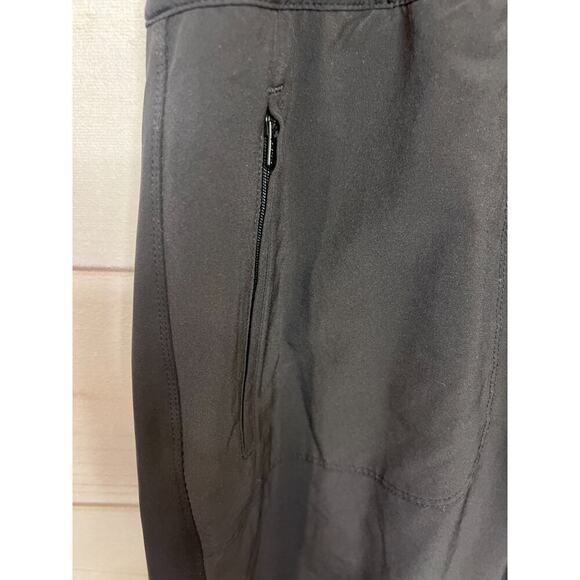 ATHLETA BLACK SLEEVELESS 1/4 ZIPPER WOMEN'S ATHLETIC DRESS POCKETS SIZE 8 - Picture 3 of 6